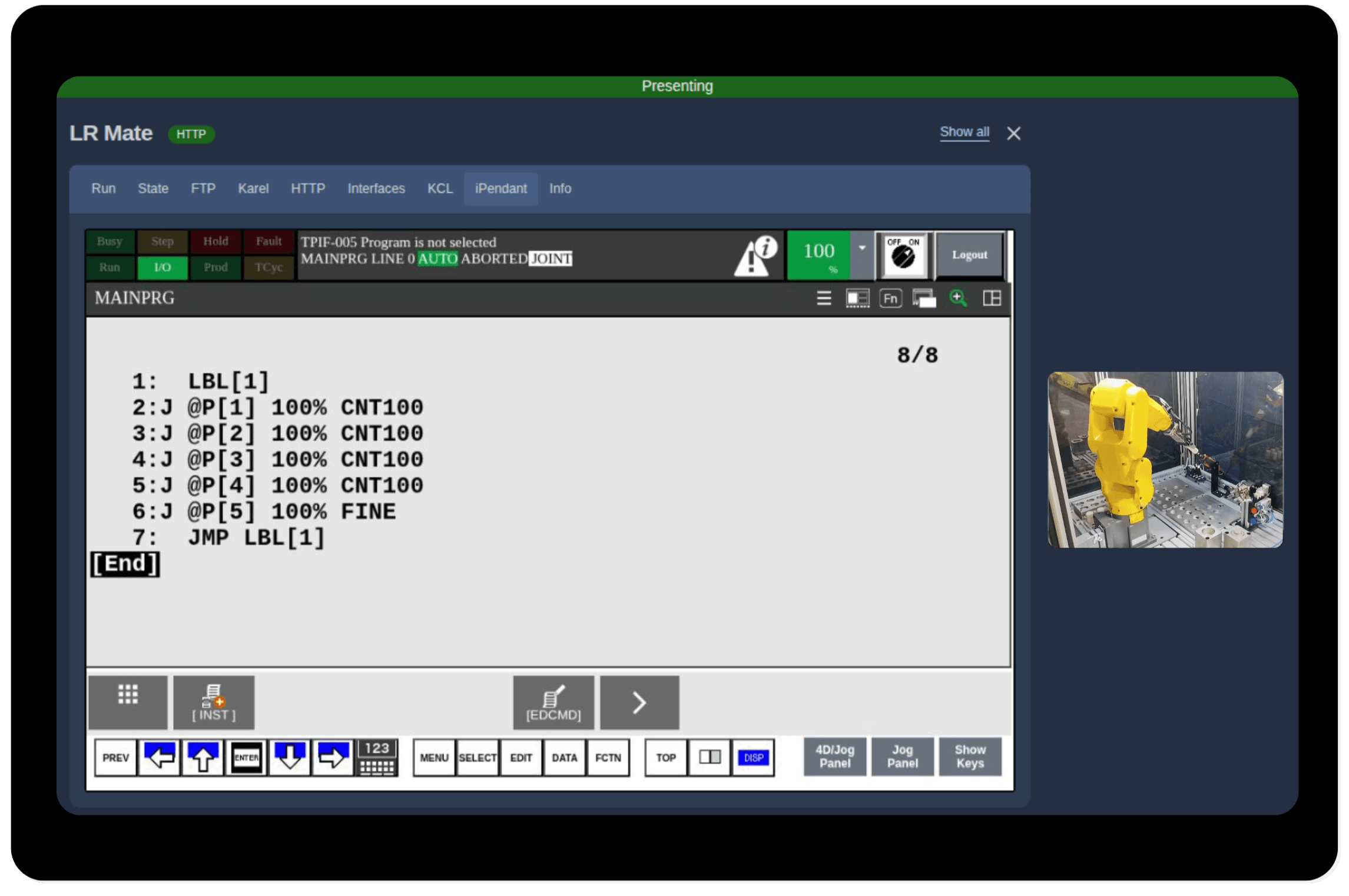 FANUC Robot Controller Interface