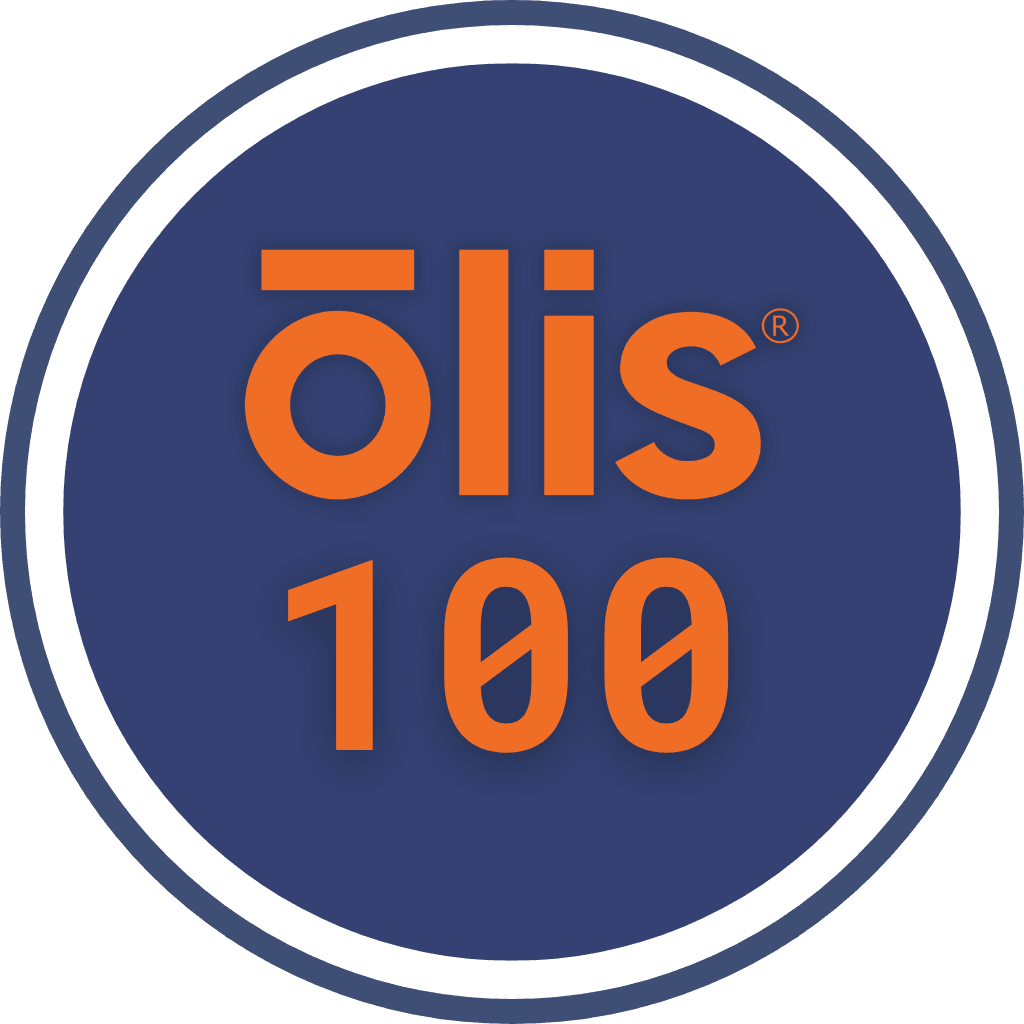 Olis 100 program logo - circle of excellence in industrial automation
